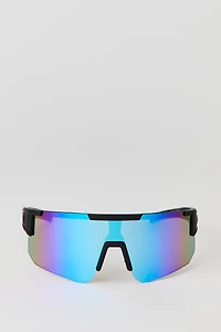 Ombre Lens Shield Sunglasses