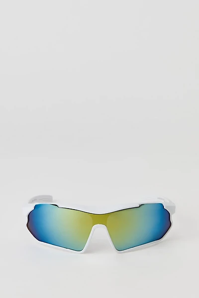 Soft Touch Sporty Shield Sunglasses