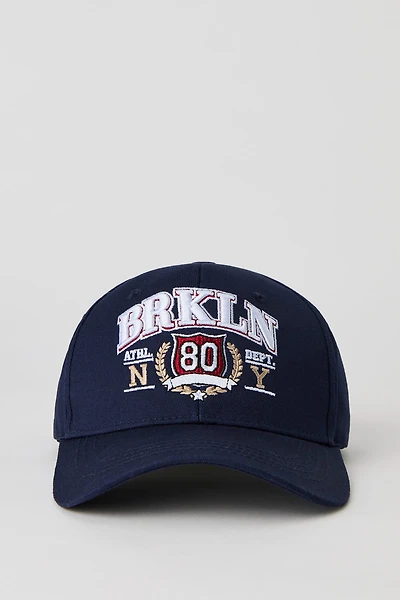 Casquette de baseball avec motif brodé