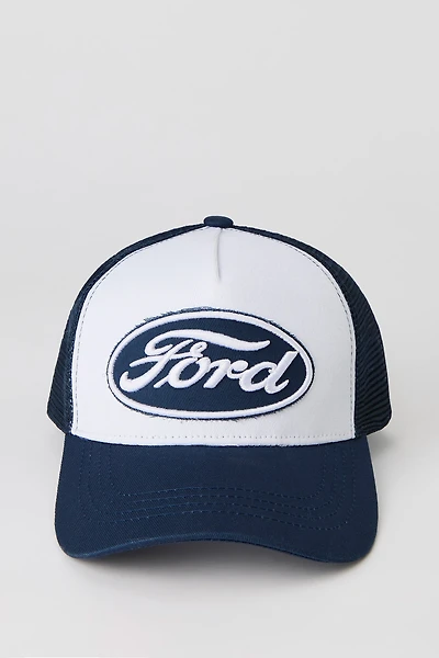 Casquette de camionneur avec motif brodé Ford
