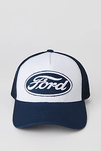 Casquette de camionneur avec motif brodé Ford