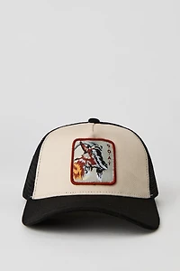 Casquette de camionneur avec empiècement Animal