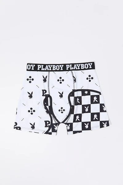 Caleçon à imprimé carreaux Playboy