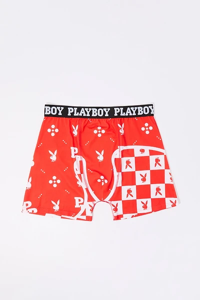 Caleçon à imprimé carreaux Playboy