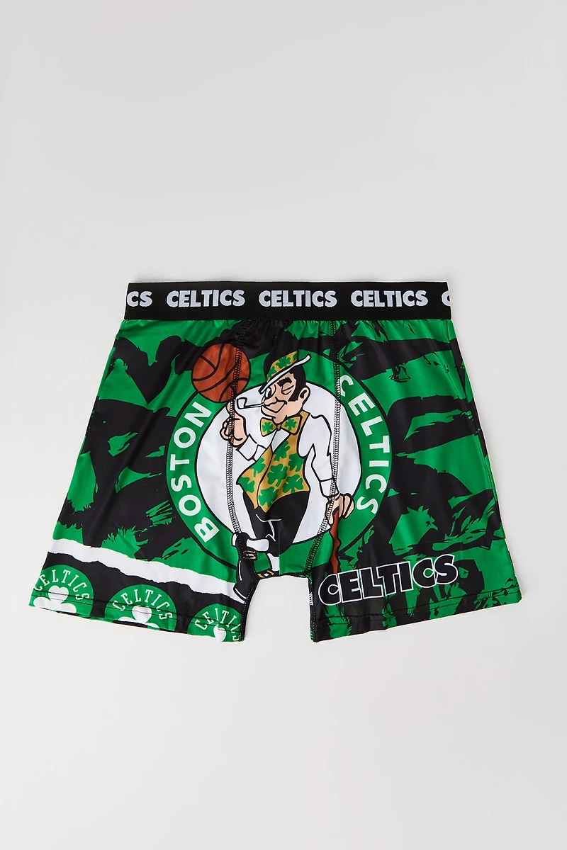 Boston Celtics Print Boxer Brief