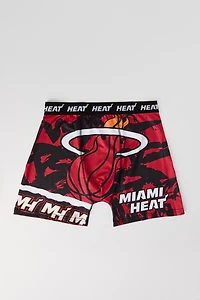 Miami Heat Print Boxer Brief