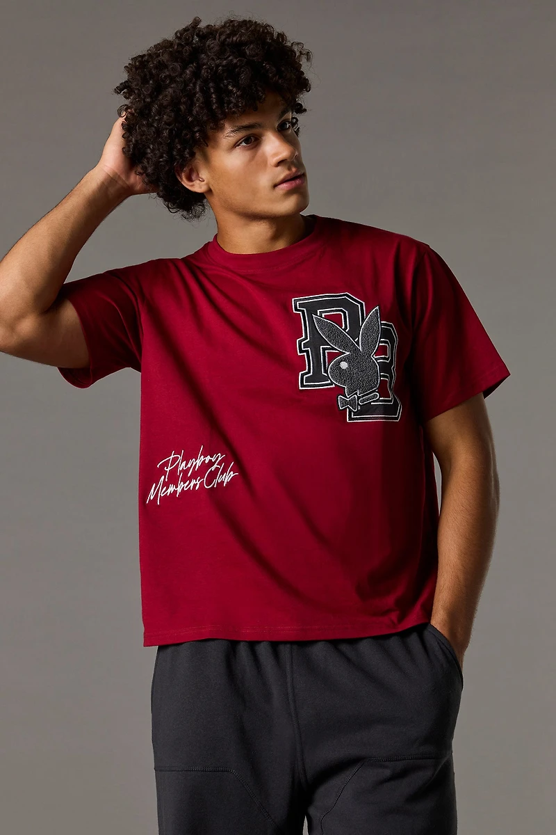 Playboy Camo Twill Embroidered T-Shirt