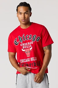 Chicago Bulls Embroidered Graphic T-Shirt