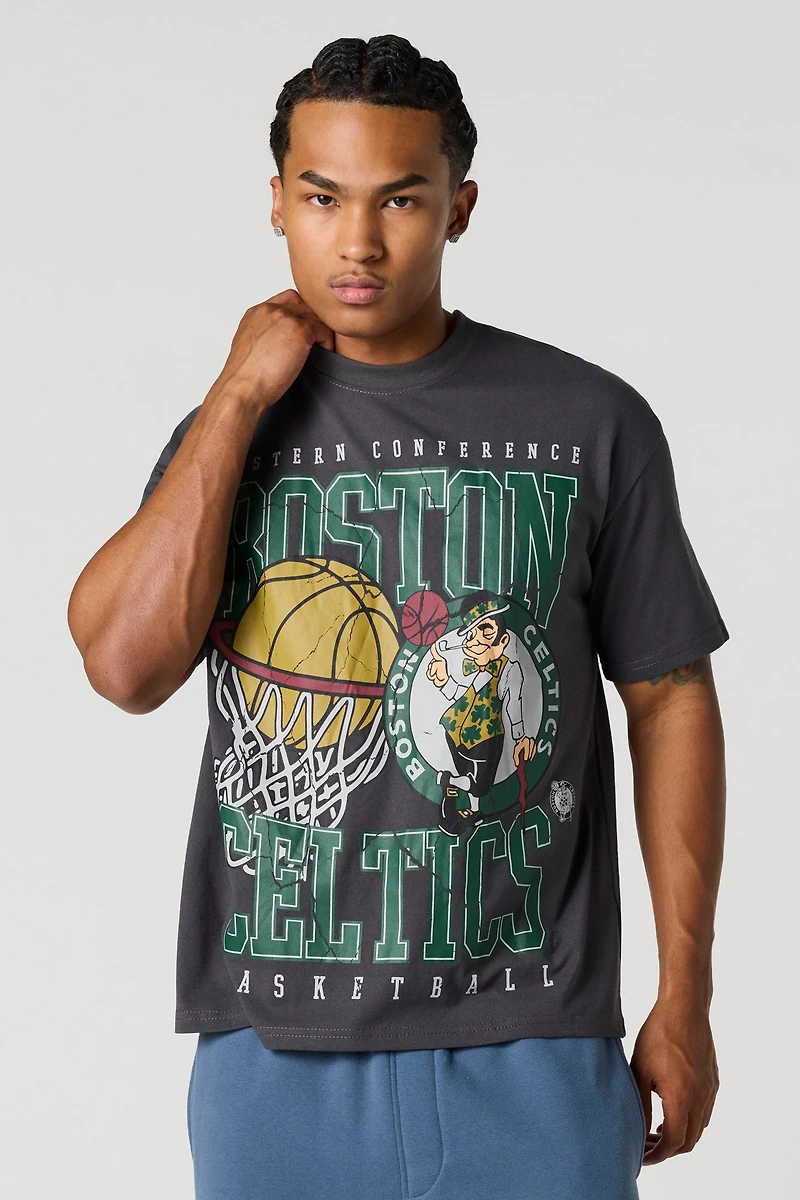 Boston Celtics Relaxed Graphic T-Shirt