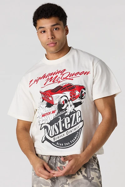 Premium Heavyweight Cotton Cars Graphic T-Shirt