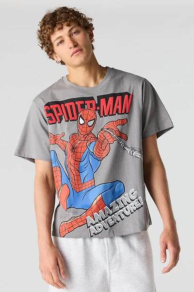 T-shirt à imprimé Spider-Man