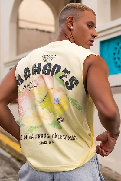 Mango Graphic Muscle Tank