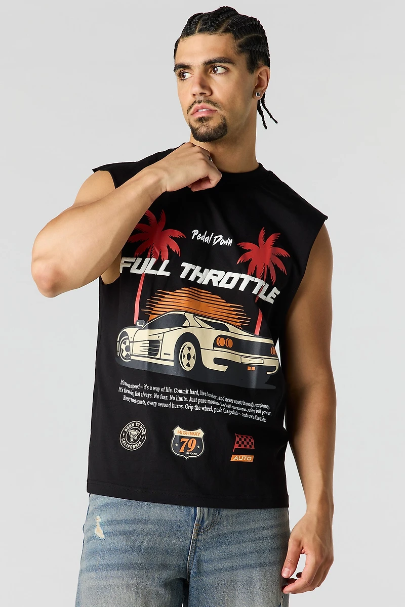 Full Throttle Graphic Muscle Tank
