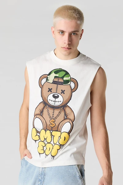 Bear Graphic Muscle Tank
