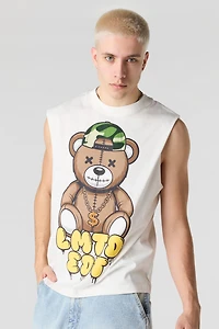 Bear Graphic Muscle Tank