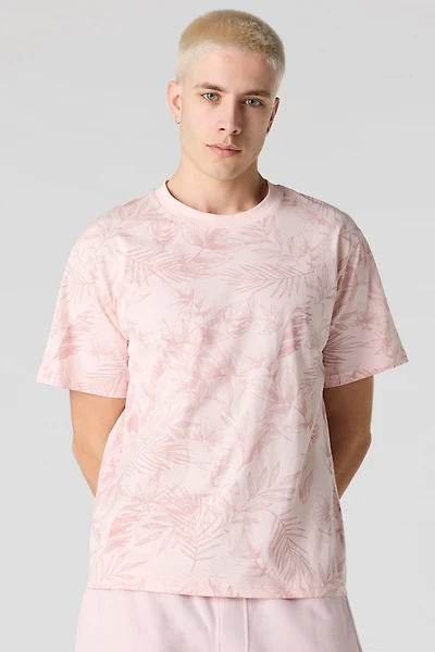Leaf Print T-Shirt