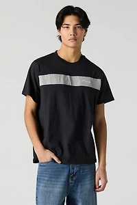 Embroidered Colourblock T-Shirt