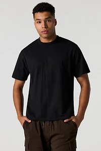 Solid Crew Neck T-Shirt