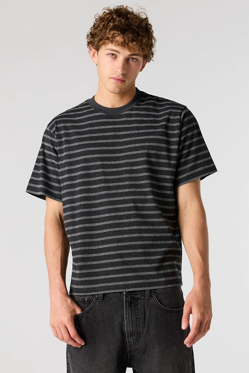 Jacquard Striped T-Shirt