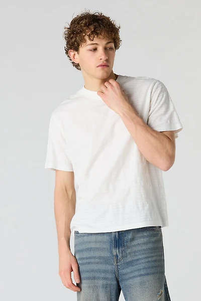 T-shirt texturé ray