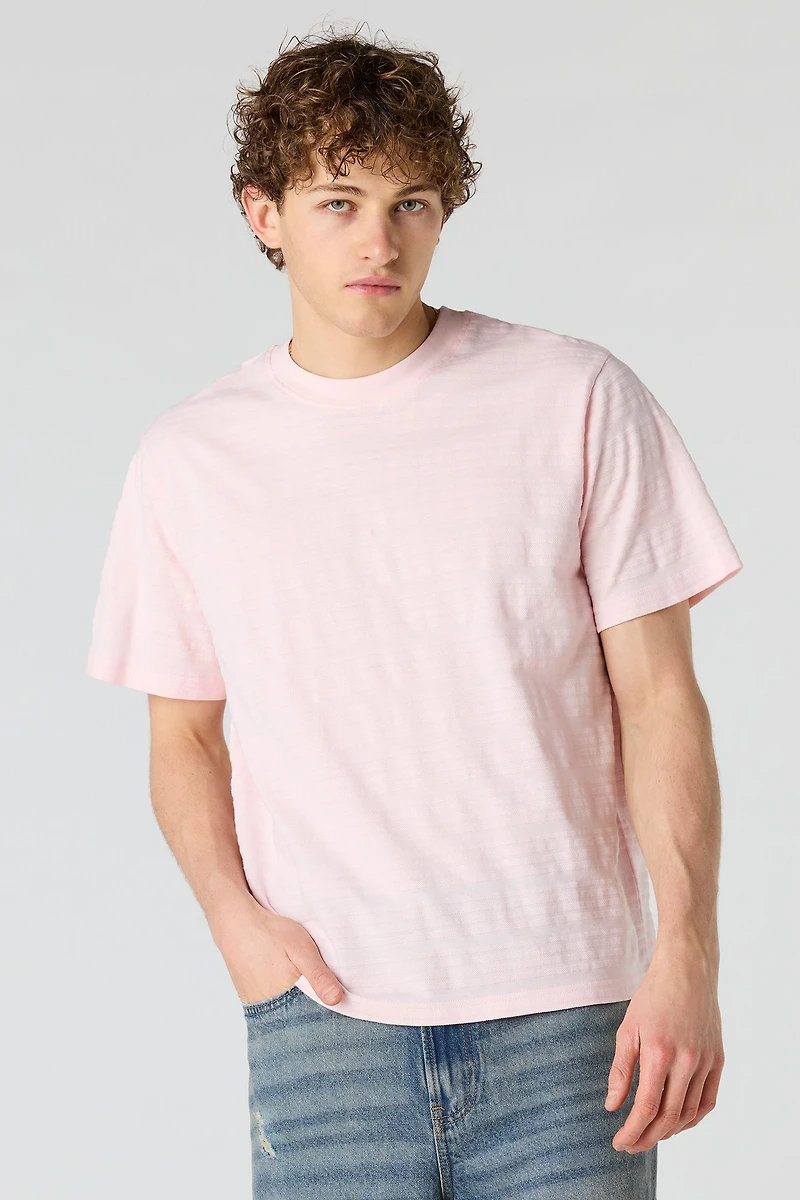 Textured Striped T-Shirt