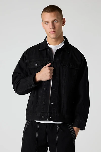 Relaxed Denim Trucker Jacket