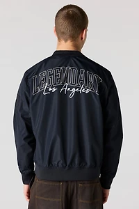 Graphic Bomber Jacket