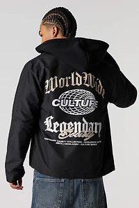 Graphic Bomber Jacket