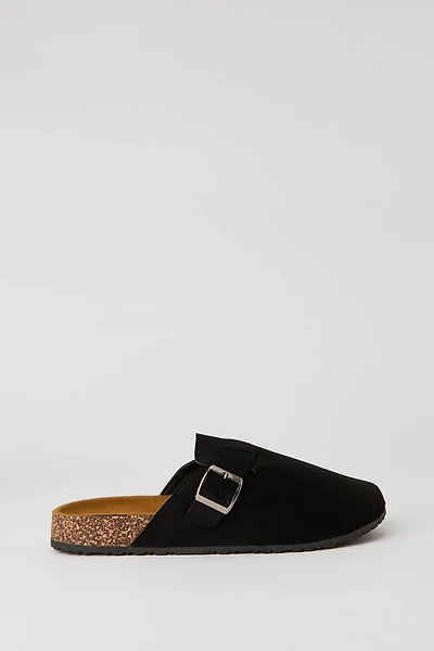 Faux Suede Clog Sandal