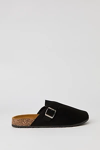 Faux Suede Clog Sandal
