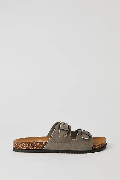 Double Buckle Cork Sandal
