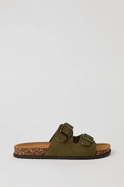 Double Buckle Cork Sandal