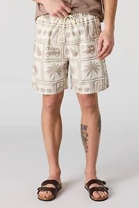 Printed Swim Short