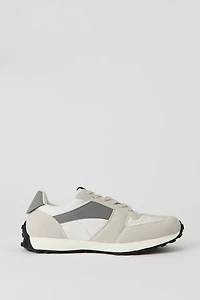 Espadrille à bloc de couleur et semelle marche