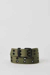 Double Grommet Canvas Belt