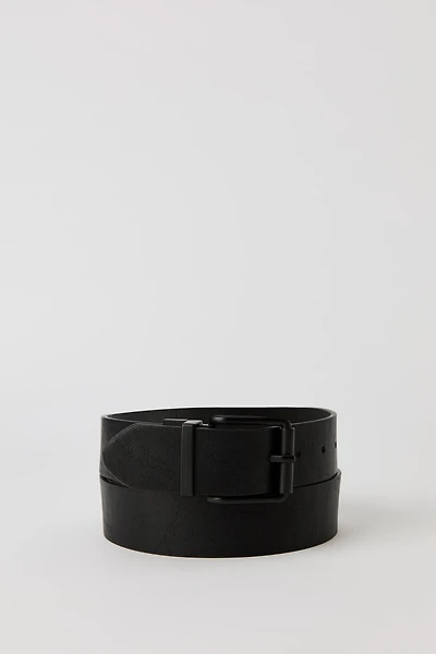 Faux Leather Reversible Belt