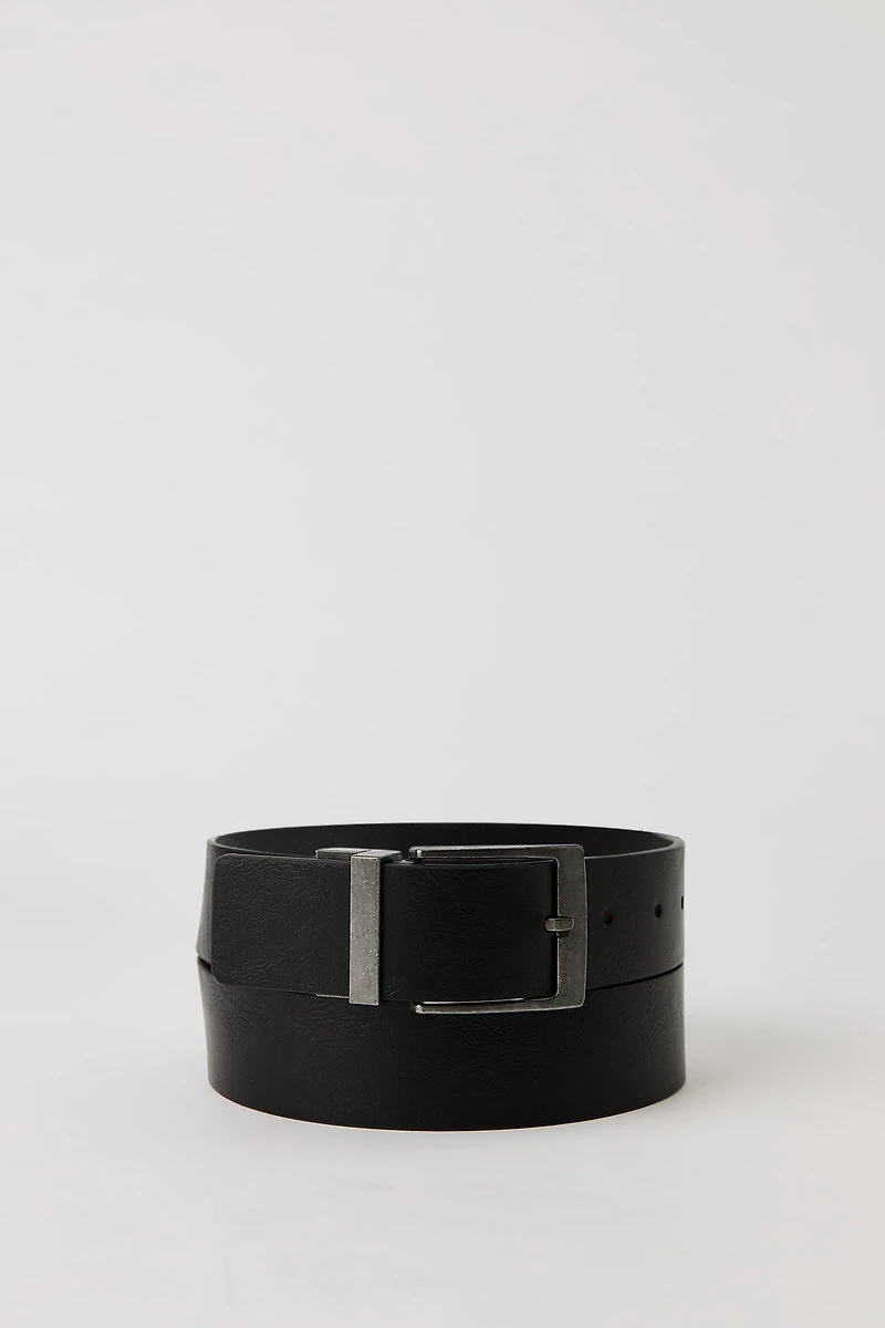 Ceinture réversible en similicuir