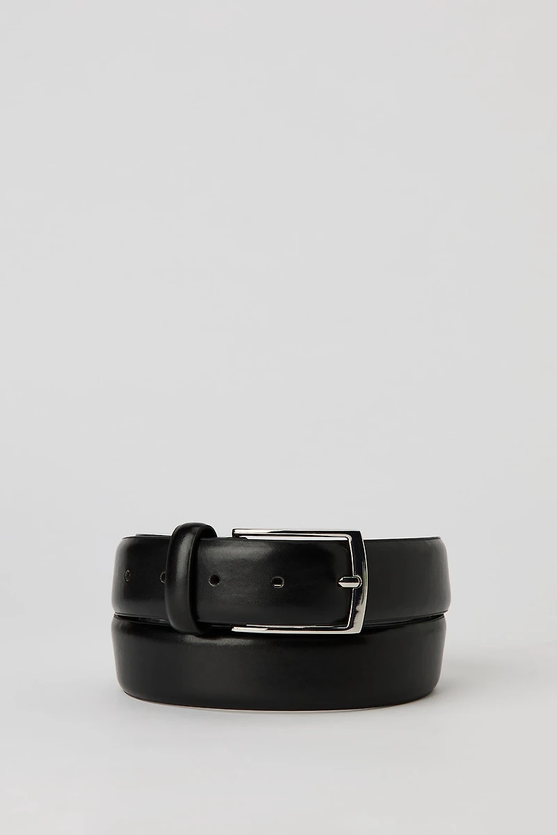 Faux Leather Dress Belt