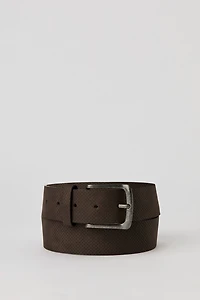 Ceinture en similicuir texturé