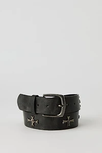 Ceinture croisée cloutée