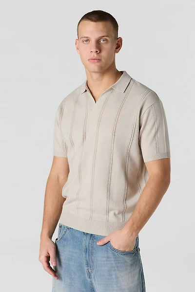 Knit Johnny Collar Polo