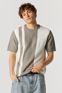 Knit Striped T-Shirt