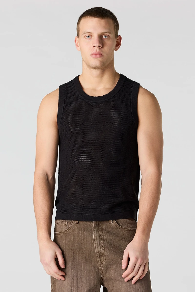 Open Knit Tank