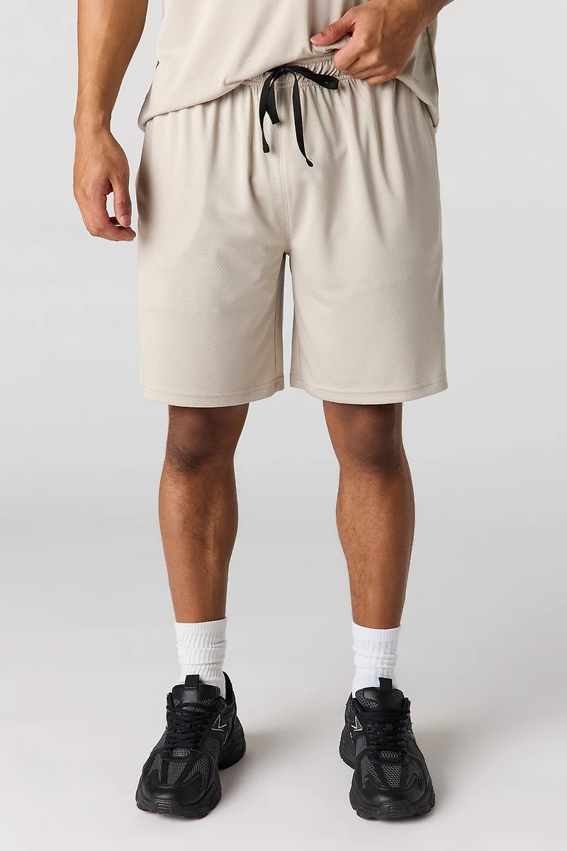Short Active en filet uni