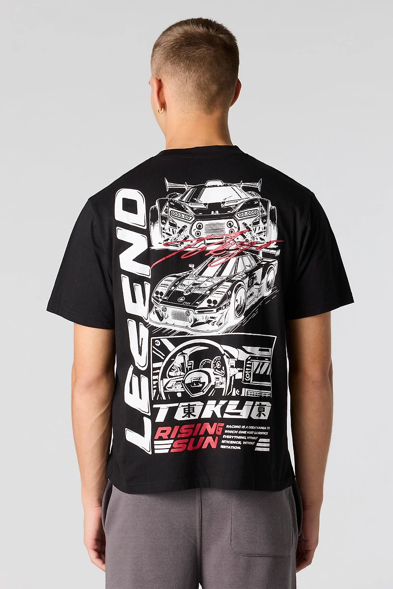 T-shirt à imprimé Car Legend