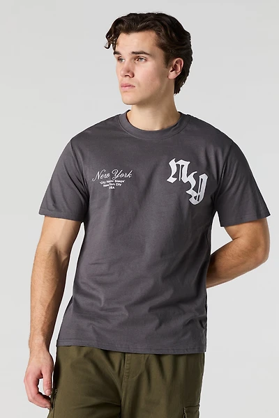 T-shirt à imprimé NYC