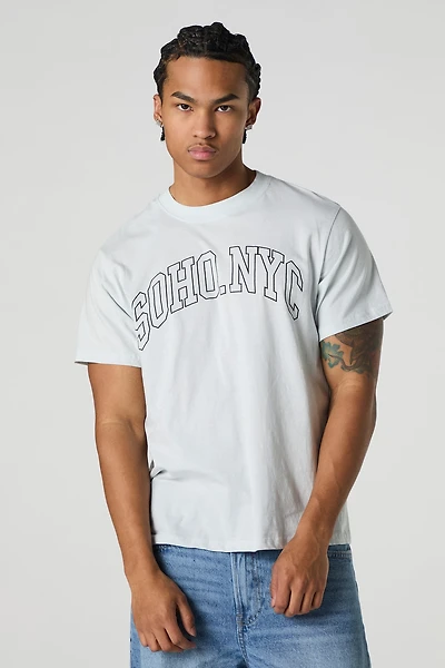 T-shirt à imprimé SoHo NYC