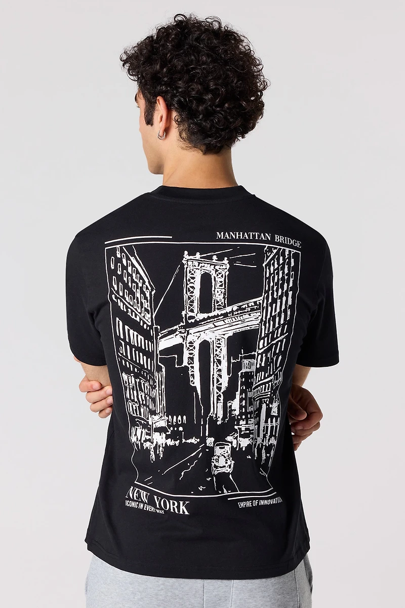 Manhattan NY Graphic T-Shirt