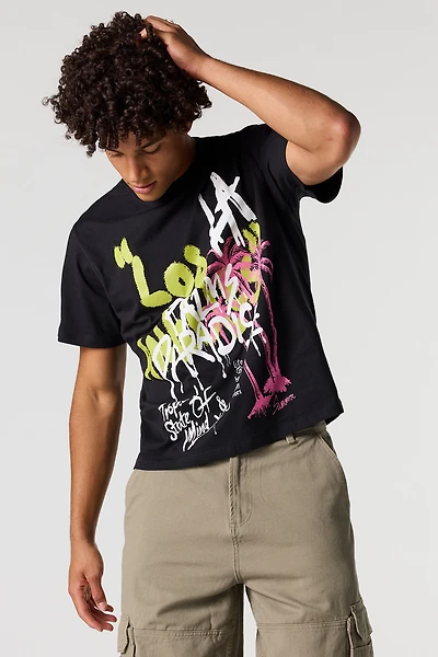 LA Graffiti Graphic T-Shirt