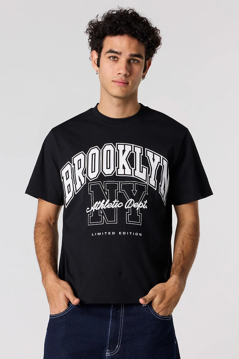 Brooklyn NY Puff Print T-Shirt